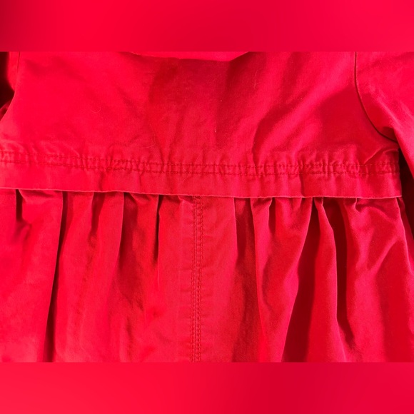 Old Navy Red Hooded Zipper Jacket, Toddler Girl Size 3T, Kid Fall/Spring Coats - Picture 7 of 10